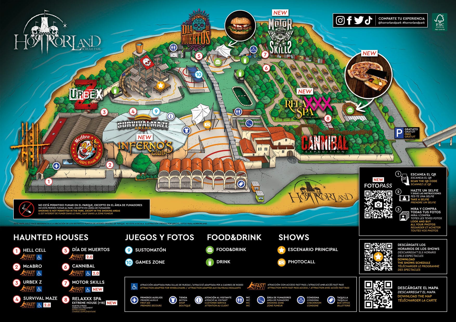 Horrorland Parque de atracciones de terror review, experiencia y